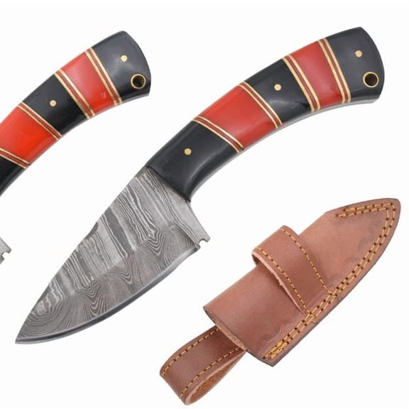 Old Ram Handmade Custom Damascus Hunting Knife