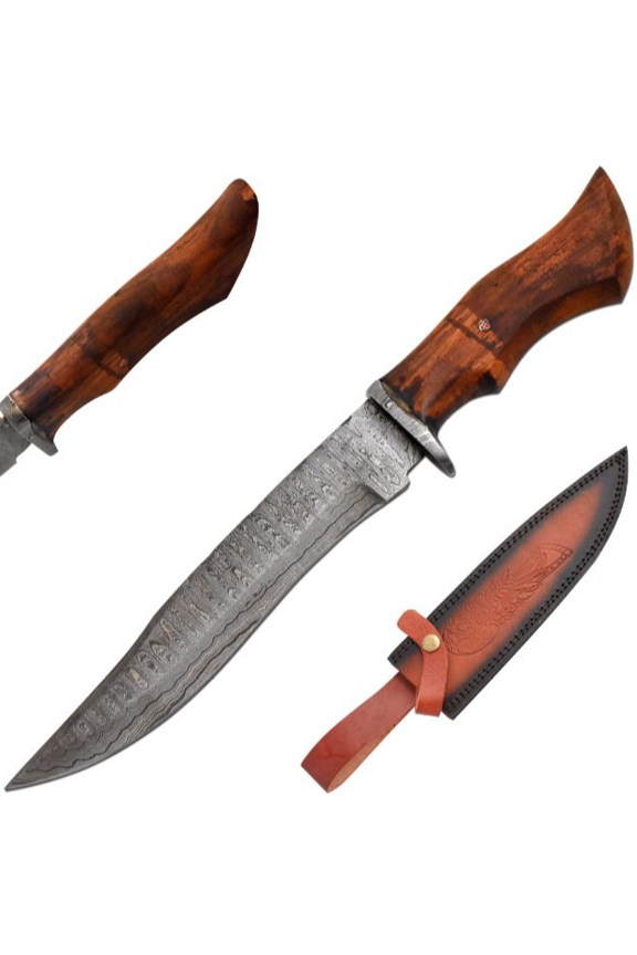 Handmade Custom Damascus Hunting Knife