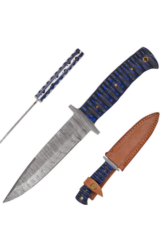 Handmade Damascus Blade Hunting Knife