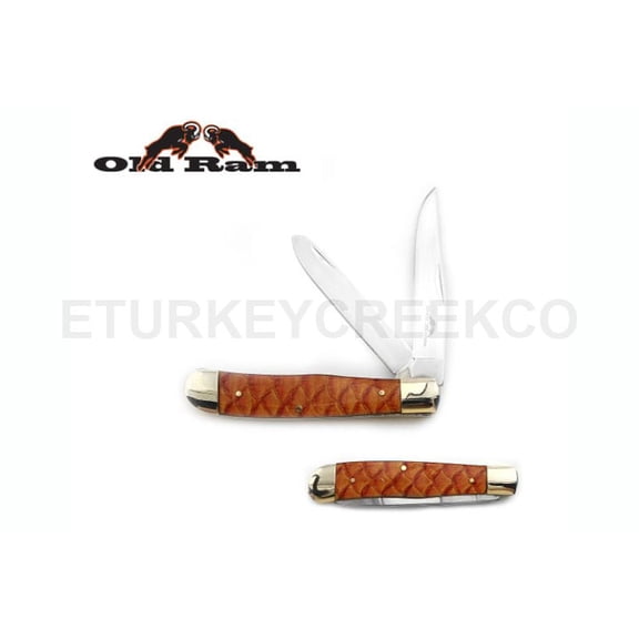 Old Ram Manual Folding Trapper Knife
