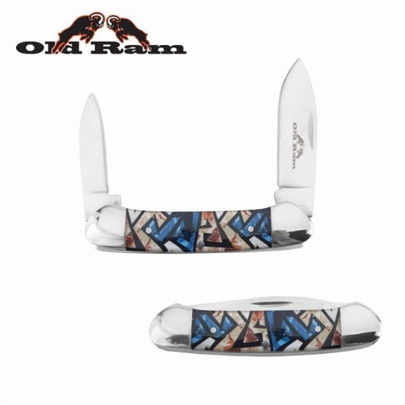 Old Ram Trapper 2 Blade Manual Folding Knife