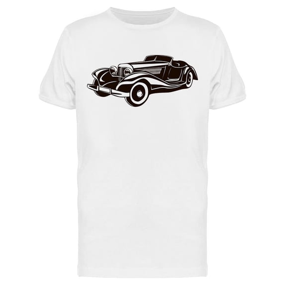 Old Retro Automobile T-Shirt Men -Image by Shutterstock, Male Large