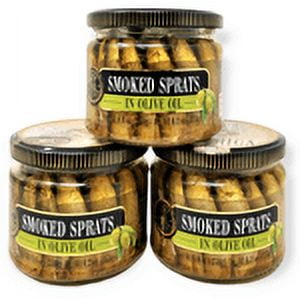 Old Riga Smoked Sprats in Olive Oil 250g/6.2 Oz | Kosher Product, Non GMO, BPA Free, Keto Friendly | Rich in Omega-3 Fatty Acid, Vitamins and Minerals|(Pack of 3)