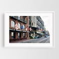 thumbnail image 1 of Old River Street - Savannah Georgia Photography Cityscape Architecture Street Photography Travel Poster Vintage White Framed Wall Art Print 5 x 7 inches, 1 of 3