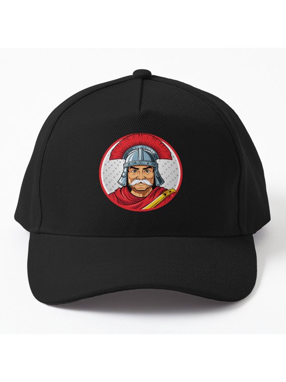 Old Roman Centurion Baseball Hat, Helmet Crest Legionary Warrior Graphic Design, Classic Cap