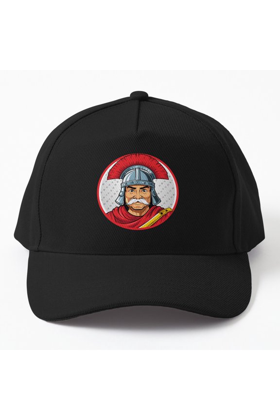 Old Roman Centurion Baseball Hat, Helmet Crest Legionary Warrior Graphic Design, Classic Cap