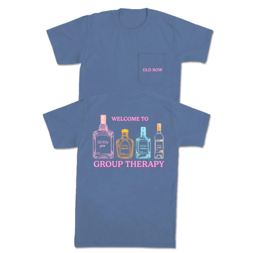 Old Row Group Therapy Tee - Short Sleeve - China Blue