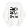 Old Row Smokin' Meats And Clapping Cheeks Sweatshirt, Old Row Smokin