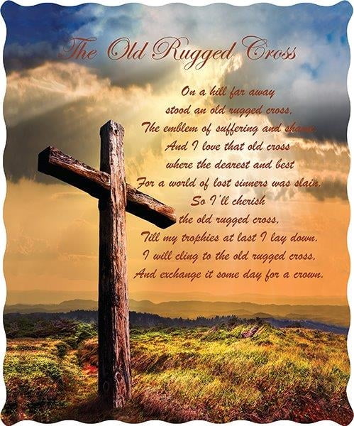Western Rugged Cross Old Rugged Cross Western Religious Quilt Throw Blanket - Walmart.com