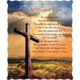 thumbnail image 1 of Old Rugged Cross Western Religious Quilt Throw Blanket, 1 of 1