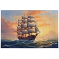 thumbnail image 1 of Old Sailing Ship Jigsaw Puzzles 1000 PiecesPuzzles for Adults Family Game Intellective Toys Wall Art Work for Educational Gift Home Decor, 1 of 7