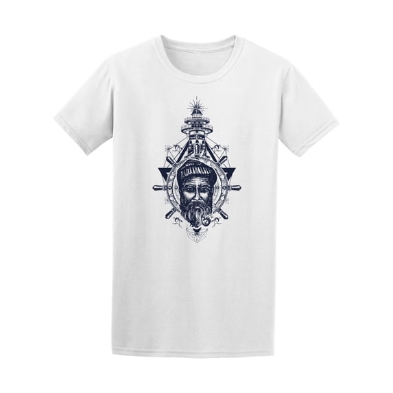 Old Sailor, Lighthouse Sea Love Tee Men's -Image by Shutterstock