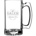 thumbnail image 1 of Old Salem Broom Company Happy Halloween Etched 25oz Beer Mug, 1 of 1