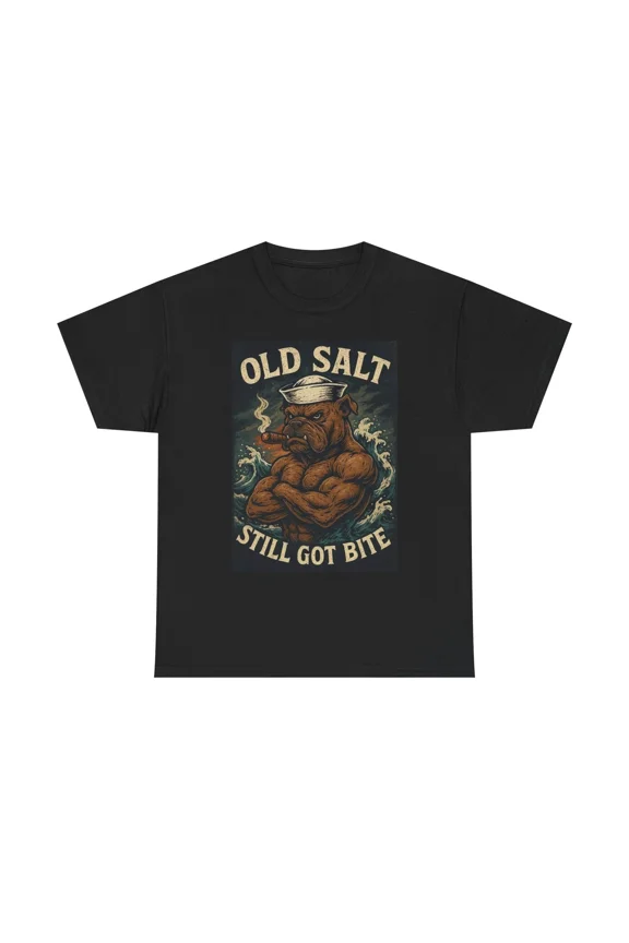 Old Salt Navy Retro Seafarer Heritage Maritime Pride Graphic Unisex T-Shirt up to size 5XL