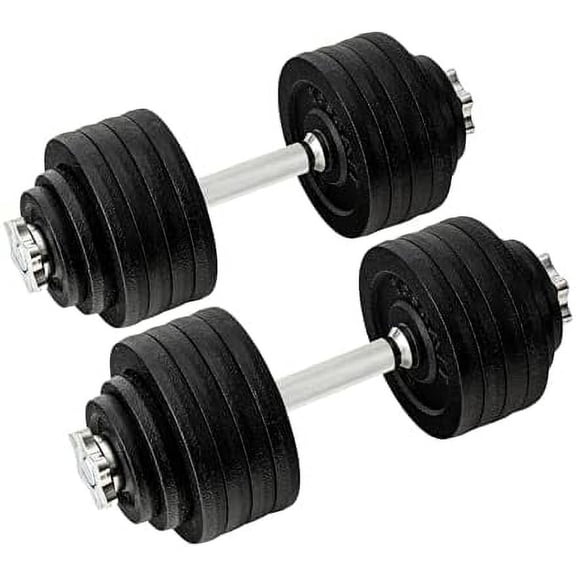 Old School Adjustable Dumbbell Set with Weight Plates, Star Lock Collars/Connector, 40lbs to 200lbs Adjustable Weight Plates Set