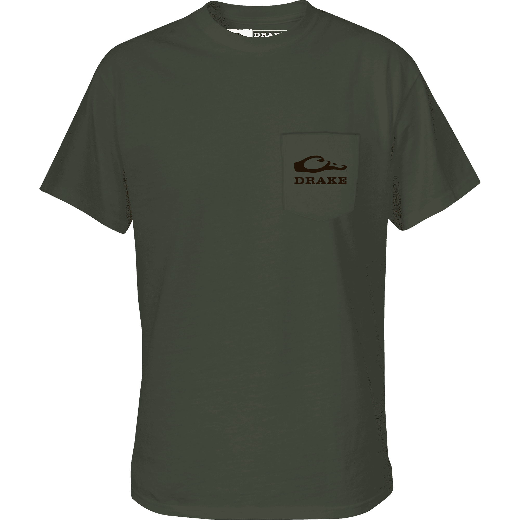 Old School Bar T SS Kalamata Olive Light Heather Large