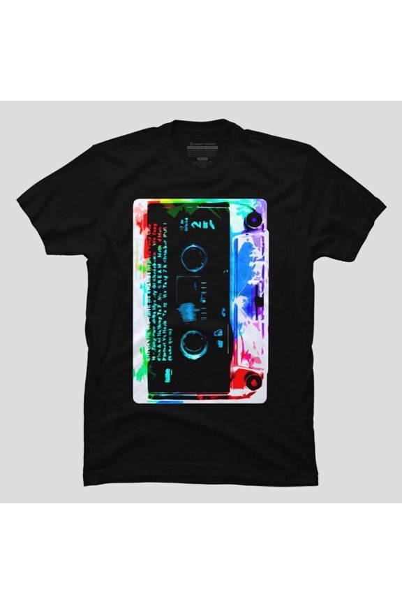 Old School Big Cassette Funny Retro Music Nostalgia H31450 T-Shirt, for Men and Women, Up to Size 5XL