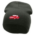 thumbnail image 1 of Old School Car Embroidered 8 Inch Short Beanie - Dk Grey OSFM, 1 of 5