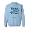 thumbnail image 1 of Old School Car Sweatshirt Men -SPIdeals Designs, Male Medium, 1 of 4