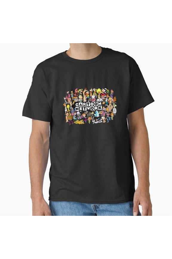 Old School Cartoon Mashup with Retro 90s Vibes Parody Unisex T-Shirt, up to size 5XL