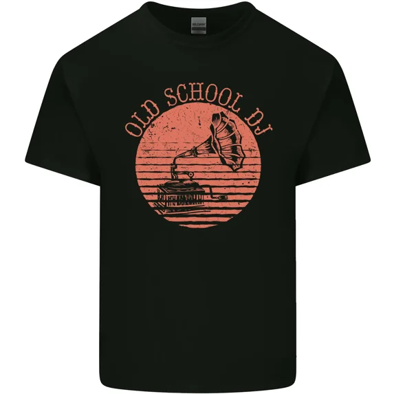 Old School DJ Funny Gramophone and DJing and Music Unisex T-Shirt