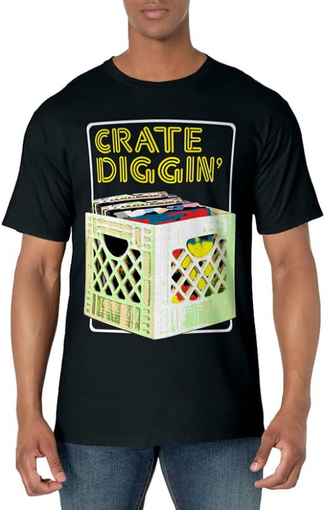 Old School DJ Hip Hop Retro Vinyl Collector Vintage Graphic T-Shirt ...