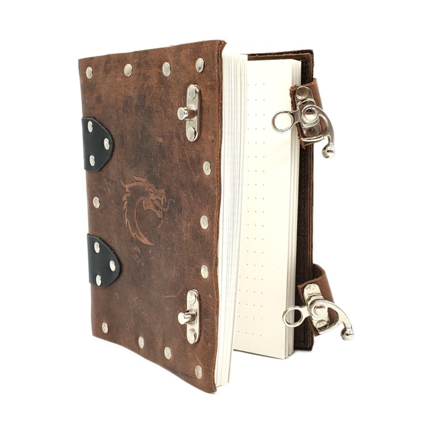 Old School Dice & Accessories Adventure Journal - 7x5 Brown Leather New