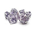 thumbnail image 1 of Old School Dice & Accessories Hollow Kraken Dice - Silver w/Purple (7) New, 1 of 3