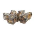 thumbnail image 1 of Old School Dice & Accessories Poly Set Astronaut w/Gold (7) New, 1 of 2