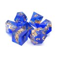 thumbnail image 1 of Old School Dice & Accessories Poly Set Majestic Court w/Gold (7) New, 1 of 2