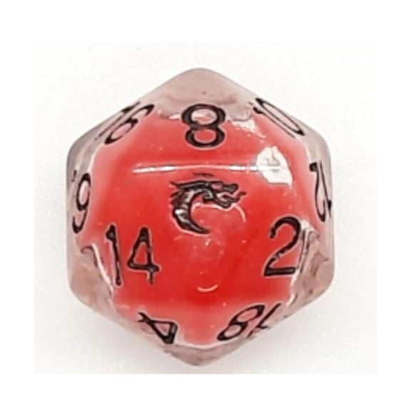 Old School Dice & Accessories d20 - Metallic Cherry Red New
