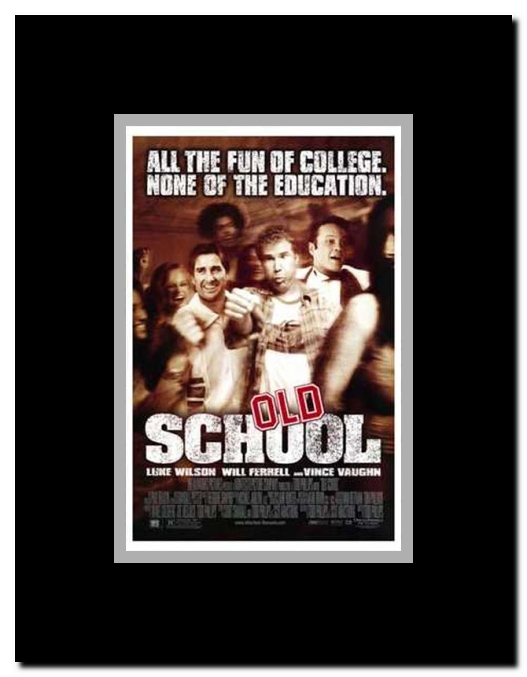 Old School Framed Movie Poster