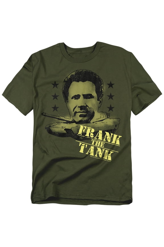 Frank The Tank Mens Short Sleeve Shirt (Military Green, )