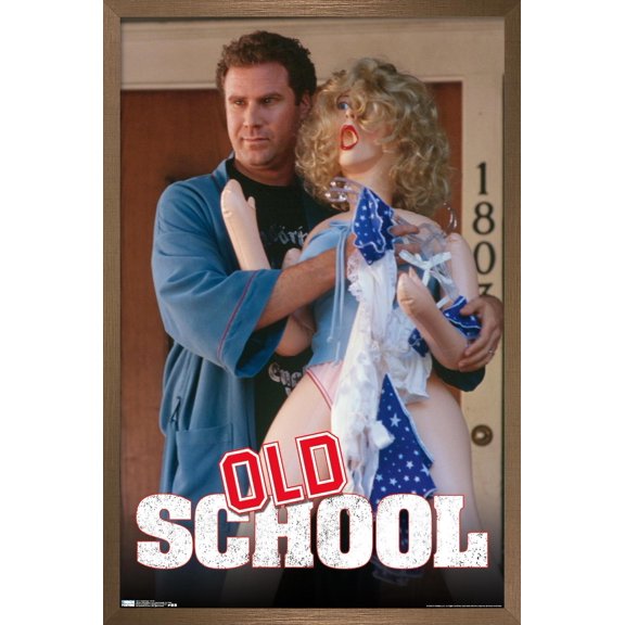 Old School - Frank Wall Poster, 22.375" x 34", Framed