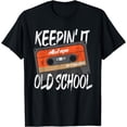 thumbnail image 1 of Old School Hip Hop 80s 90s Vintage Mixtape Cassette Tape T-Shirt, 1 of 4