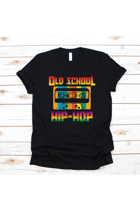 Old School Hip Hop Cassette Tape 90s Retro Music Graphic Novelty T Shirt,for unisex up to size 5XL