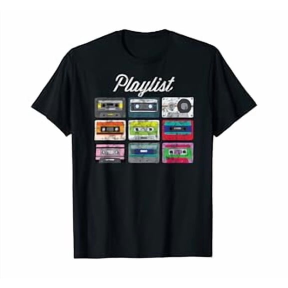 Old School Hip Hop Dj Mixtape Vintage Retro Cassette T-Shirt T-Shirt