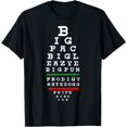 thumbnail image 1 of Old School Hip Hop Music Rap Legends Eye Chart 90s Hip-Hop T-Shirt, 1 of 3