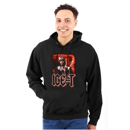 Old School Hip Hop Rapper Ice T Unisex Plus Size Hoodie Brisco Brands 2X