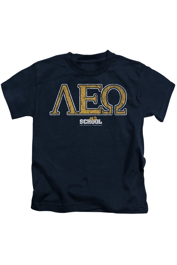 Old School Leo Youth 18/1 T-Shirt Navy