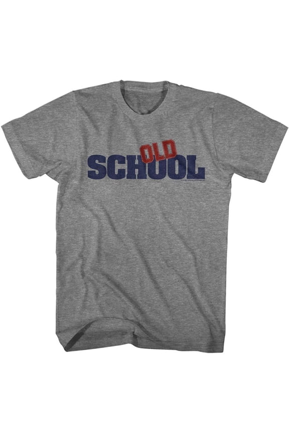 Old School Logo Graphite Heather Adult T-Shirt