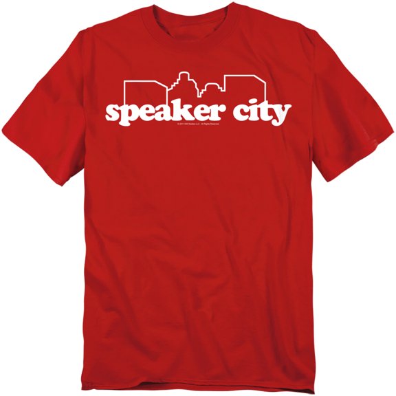 Old School T-Shirt Speaker City Logo Unisex Graphic Tee For Men & Women