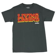 Old School Mens T-Shirt -  Living Legend  Logo (Medium)