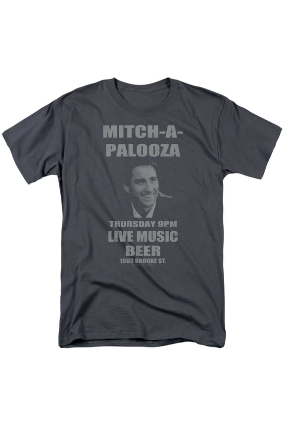 T-Shirt Mitchapalooza Unisex Graphic Tee For Men & Women Charcoal