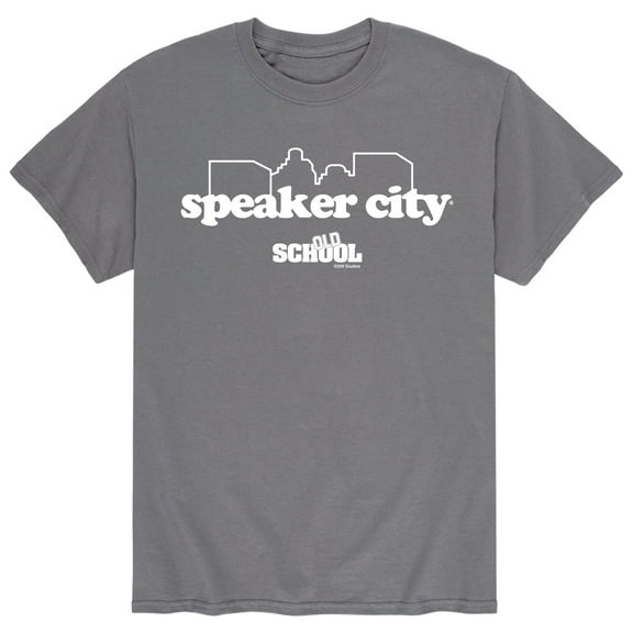 Old School Movie - Speaker City - Men's Short Sleeve Graphic T-Shirt