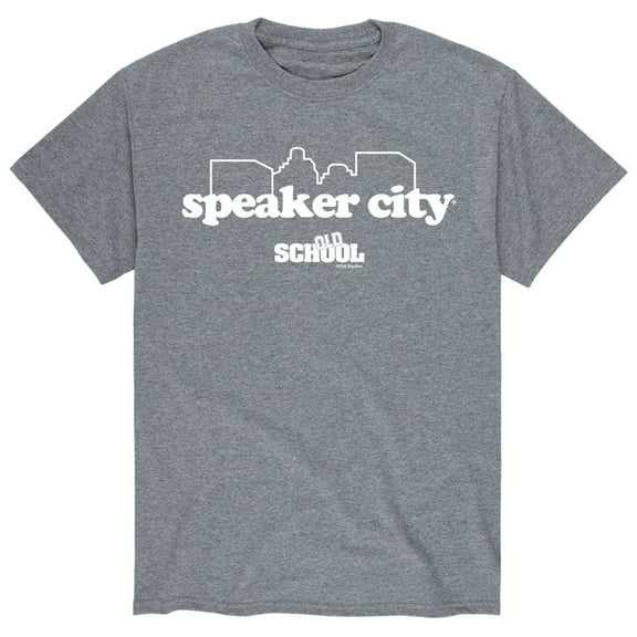 Old School Movie - Speaker City - Men's Short Sleeve Graphic T-Shirt
