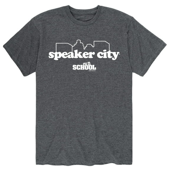 Old School Movie - Speaker City - Men's Short Sleeve Graphic T-Shirt