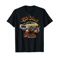 thumbnail image 1 of Old School Muscle Car Retro Style Hot Rod Cartoon T-Shirt, 1 of 5