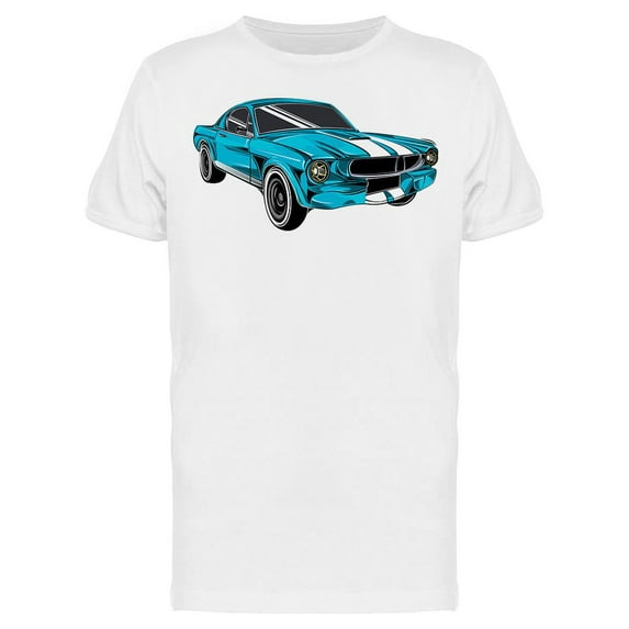 Old School Muscle Car T-Shirt Men -Image by Shutterstock, Male Small