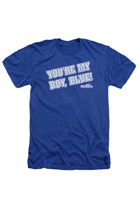 Old School - My Boy Blue - Heather Short Sleeve Shirt - Large